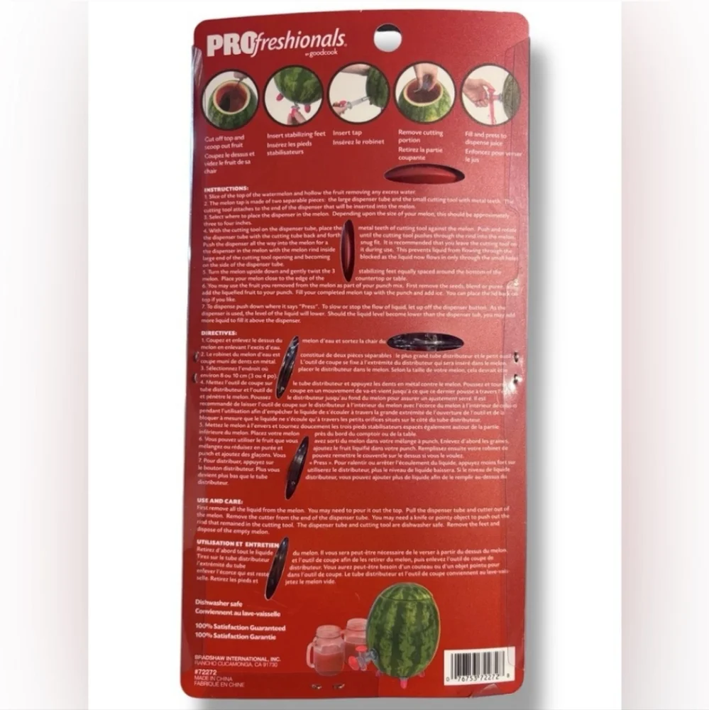 GOODCOOK PRO FRESHIONALS Watermelon Melon Tap Fruit Keg Kit